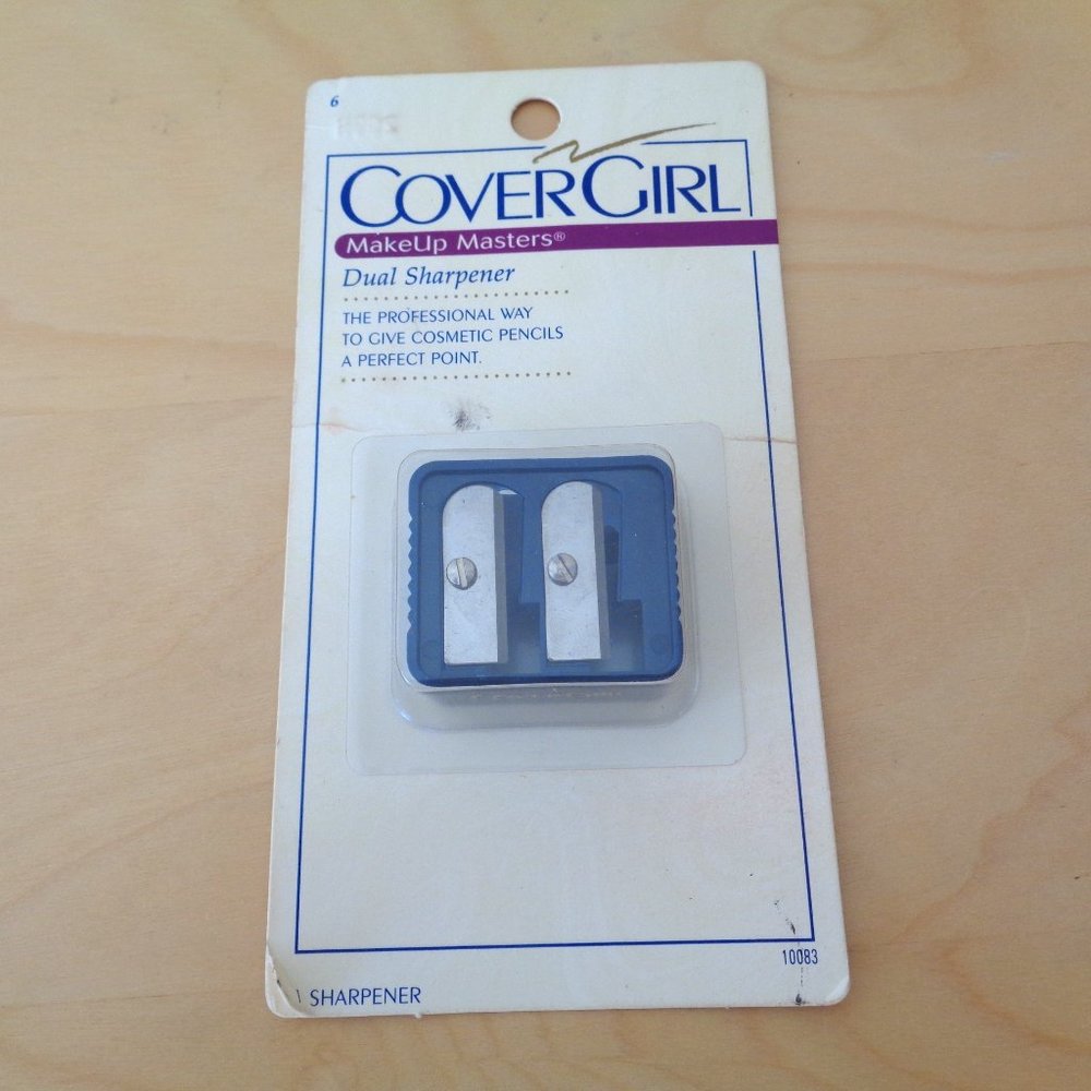 CoverGirl Multi Purpose Dual Pencil Sharpener Lips Eyes Makeup Cover Girl NEW
